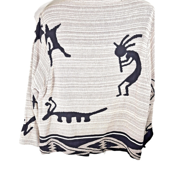 The Painted Pony Southwestern Jacket Native Petroglyphs Kokopelli Size S/M USA - Picture 8 of 10